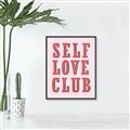 Picture of Self Love Club _GroupedProduct_Rectangle_Portrait_Canvas_Framed_