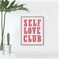 Picture of Self Love Club _GroupedProduct_Rectangle_Portrait_Canvas_Framed_