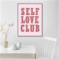 Picture of Self Love Club _GroupedProduct_Rectangle_Portrait_Canvas_Framed_