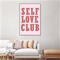 Picture of Self Love Club _GroupedProduct_Rectangle_Portrait_Canvas_Framed_