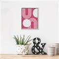 Picture of Bright Pink Abstract I  _GroupedProduct_Rectangle_Portrait_Canvas_Framed_