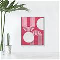Picture of Bright Pink Abstract I  _GroupedProduct_Rectangle_Portrait_Canvas_Framed_