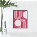 Picture of Bright Pink Abstract I  _GroupedProduct_Rectangle_Portrait_Canvas_Framed_
