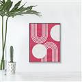 Picture of Bright Pink Abstract I  _GroupedProduct_Rectangle_Portrait_Canvas_Framed_