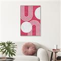 Picture of Bright Pink Abstract I  _GroupedProduct_Rectangle_Portrait_Canvas_Framed_