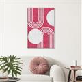 Picture of Bright Pink Abstract I  _GroupedProduct_Rectangle_Portrait_Canvas_Framed_