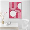 Picture of Bright Pink Abstract I  _GroupedProduct_Rectangle_Portrait_Canvas_Framed_