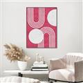 Picture of Bright Pink Abstract I  _GroupedProduct_Rectangle_Portrait_Canvas_Framed_