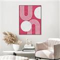 Picture of Bright Pink Abstract I  _GroupedProduct_Rectangle_Portrait_Canvas_Framed_