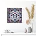 Picture of Butterfly Skull _GroupedProduct_Square_Canvas_Framed_