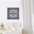 Picture of Butterfly Skull _GroupedProduct_Square_Canvas_Framed_
