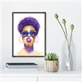 Picture of Purple Punk _GroupedProduct_Rectangle_Portrait_Canvas_Framed_