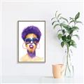 Picture of Purple Punk _GroupedProduct_Rectangle_Portrait_Canvas_Framed_