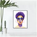 Picture of Purple Punk _GroupedProduct_Rectangle_Portrait_Canvas_Framed_