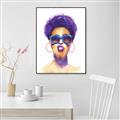 Picture of Purple Punk _GroupedProduct_Rectangle_Portrait_Canvas_Framed_