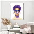 Picture of Purple Punk _GroupedProduct_Rectangle_Portrait_Canvas_Framed_