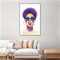 Picture of Purple Punk _GroupedProduct_Rectangle_Portrait_Canvas_Framed_