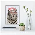 Picture of Fashion Tiger _GroupedProduct_Rectangle_Portrait_Canvas_Framed_