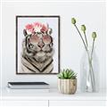 Picture of Fashion Tiger _GroupedProduct_Rectangle_Portrait_Canvas_Framed_