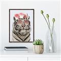 Picture of Fashion Tiger _GroupedProduct_Rectangle_Portrait_Canvas_Framed_