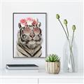 Picture of Fashion Tiger _GroupedProduct_Rectangle_Portrait_Canvas_Framed_