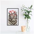 Picture of Fashion Tiger _GroupedProduct_Rectangle_Portrait_Canvas_Framed_