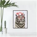 Picture of Fashion Tiger _GroupedProduct_Rectangle_Portrait_Canvas_Framed_