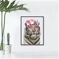 Picture of Fashion Tiger _GroupedProduct_Rectangle_Portrait_Canvas_Framed_