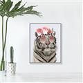 Picture of Fashion Tiger _GroupedProduct_Rectangle_Portrait_Canvas_Framed_