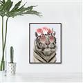 Picture of Fashion Tiger _GroupedProduct_Rectangle_Portrait_Canvas_Framed_