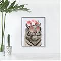 Picture of Fashion Tiger _GroupedProduct_Rectangle_Portrait_Canvas_Framed_