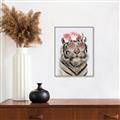 Picture of Fashion Tiger _GroupedProduct_Rectangle_Portrait_Canvas_Framed_