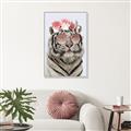Picture of Fashion Tiger _GroupedProduct_Rectangle_Portrait_Canvas_Framed_