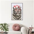 Picture of Fashion Tiger _GroupedProduct_Rectangle_Portrait_Canvas_Framed_