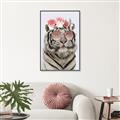 Picture of Fashion Tiger _GroupedProduct_Rectangle_Portrait_Canvas_Framed_