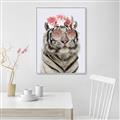 Picture of Fashion Tiger _GroupedProduct_Rectangle_Portrait_Canvas_Framed_