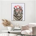 Picture of Fashion Tiger _GroupedProduct_Rectangle_Portrait_Canvas_Framed_