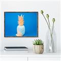 Picture of Blue Pineapple _GroupedProduct_Rectangle_Landscape_Photography _GroupedProduct_Rectangle_Landscape_Canvas_Framed_