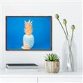 Picture of Blue Pineapple _GroupedProduct_Rectangle_Landscape_Photography _GroupedProduct_Rectangle_Landscape_Canvas_Framed_