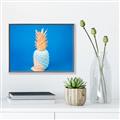 Picture of Blue Pineapple _GroupedProduct_Rectangle_Landscape_Photography _GroupedProduct_Rectangle_Landscape_Canvas_Framed_