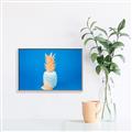 Picture of Blue Pineapple _GroupedProduct_Rectangle_Landscape_Photography _GroupedProduct_Rectangle_Landscape_Canvas_Framed_