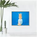 Picture of Blue Pineapple _GroupedProduct_Rectangle_Landscape_Photography _GroupedProduct_Rectangle_Landscape_Canvas_Framed_