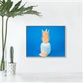 Picture of Blue Pineapple _GroupedProduct_Rectangle_Landscape_Photography _GroupedProduct_Rectangle_Landscape_Canvas_Framed_