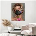 Picture of Masked Girl II _GroupedProduct_Rectangle_Portrait_Unframed_Print_Only_