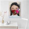 Picture of Masked Girl III _GroupedProduct_Rectangle_Portrait_Unframed_Print_Only_