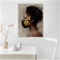 Picture of Masked Girl IV _GroupedProduct_Rectangle_Portrait_Unframed_Print_Only_