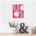 Picture of Bright Pink Abstract I  _GroupedProduct_Rectangle_Portrait_Unframed_Print_Only_