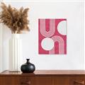 Picture of Bright Pink Abstract I  _GroupedProduct_Rectangle_Portrait_Unframed_Print_Only_