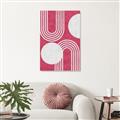 Picture of Bright Pink Abstract I  _GroupedProduct_Rectangle_Portrait_Unframed_Print_Only_