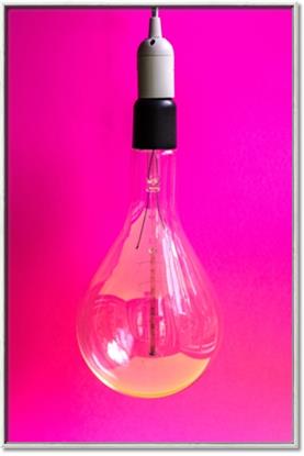 Picture of Hot Pink Light Bulb